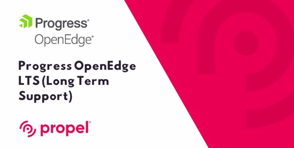 Progress OpenEdge LTS (Long Term Support) with Propel 